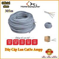 Cuộn dây mạng CAT 5e AMPP , cáp mạng cat5e cuộm 305m chất liệu hợp kim cao cấp - Home Computer .Offical Store