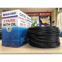 Cuộn dây mạng NASUN 4 sợi NS-721 NHÔM NGUYÊN CHẤT + CÓ DẦU CHỐNG ẨM (305m)