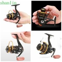 Cuộn dây nhỏ SHANLIN, Cuộn dây kim loại gấp Rocker, Câu cá trên đá 5KG Kéo tối đa Tay cầm thoải mái 5.2: 1 Máy câu Mini Nước ngọt