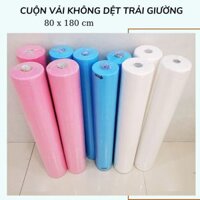 [Cuộn dày] Vải Không Dệt Lót Giường, Trải Giường Phun Xăm, Spa, Thẩm mỹ, Nha Khoa, Y tế - 50 Miếng 80x100m 40GSM 3,2kg