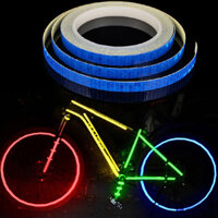 Cuộn Đề Can Decal Phản Quang Dán Trang Trí Viền Thân Xe Đạp, Xe Máy, Ô tô An Toàn Ban Đêm Nổi Bật 8 mét Mai Lee - Xanh dương