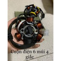 Cuộn Điện( Mâm Lửa) 6 Múi 4 Chấu Cắm Cho Xe Dream/ Wave tàu hàng indo Honda