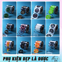 CUỘN ÉP LY, CUỘN MÀNG ÉP LY TRÀ SỮA NHIỀU HỌA TIẾT [SHOP GIAO NGẪU NHIÊN] CUỘN ÉP LÀM TỪ PE TRONG SUỐT. MÀNG ÉP LY NƯỚC