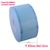 Cuộn Ép Tiệt Trùng - Túi Ép Dẹp 100mm x200m Pakion - Có ship Hỏa Tốc