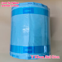 Cuộn Ép Tiệt Trùng - Túi Ép Phồng 200mm x100m (20Cm x 100m) - Có ship Hỏa Tốc