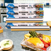 Cuộn Giấy Bạc Bọc Nướng Thực Phẩm KAULUS Dùng Cho Nồi Chiên Không Dầu, Lò Nướng
