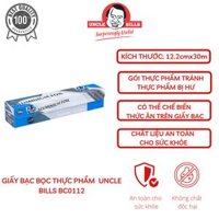 Cuộn giấy bạc nướng 12m  chiều rộng 30cm Uncle Bills BC0112 nướng bánh nướng thực phẩm giữ nhiệt chín đều thức ăn tiện dụng dễ sử dụng hàng nhập khẩu