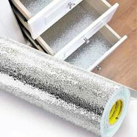Cuộn Giấy Decal Dán Bếp Dán Nhà, Tường Tráng Nhôm Cách Nhiệt Cao Cấp Chính Hãng Amalife - 2 Mét