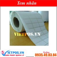 Cuộn giấy Decal in tem nhãn, mã vạch (3 tem)