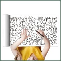 Cuộn giấy tô màu cho trẻ em 118 x 11,8 Inch Tranh dán tường Giấy làm đầy màu Đồ chơi giáo dục sớm explanvn