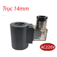 Cuộn hút cho van điện từ trục 14mm AC 220V