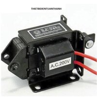 Cuộn Hút Điện Từ Solenoid 220VAC - Nam Châm Cuộn Hút SA-2402, SA-2602, SA-3702, SA-4502Cuộn Hút Điện Từ Solenoid 220VAC