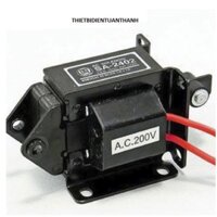 Cuộn Hút Điện Từ Solenoid 220VAC - Nam Châm Cuộn Hút SA-2402, SA-2602, SA-3702, SA-4502Cuộn Hút Điện Từ Solenoid 220VAC