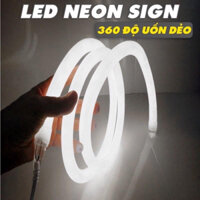 Cuộn led 50m, 100m Neon 360độ uốn dẻo, chống nước tuyệt đối có tặng nguồn sẳn, đèn trang trí hắt trần