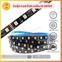 Cuộn Led full màu IC 16703 trong nhà, ngoài trời chuyên dùng lập trình chạy hiệu ứng phòng karaoke, trang trí