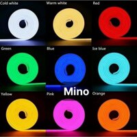 Cuộn LED NEON 5M điện 12V các màu, đèn led uốn chữ quảng cáo ngoài trời