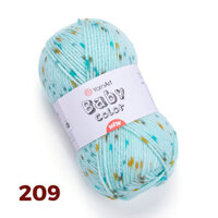 Cuộn len nhộm phẩy dành cho bé Baby Color - Nhập khẩu từ hãng YarnArt - 50 gram dài 150m - 272