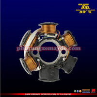 Cuộn lửa 6 cục xe độ cho xe Wave Trung Quốc