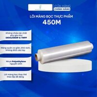Cuộn Màng Bọc Thực Phẩm HOÀNG CHÂU PLASTIC 38cm x 450m Không Chứa Chất Phụ Gia Hại Sức Khỏe Dùng Được Cho Lò Vi Sóng