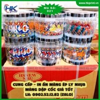 Cuộn màng ép ly nhựa Đoremon Trong suốt