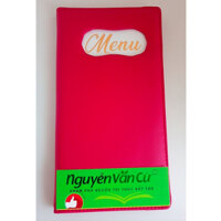 Cuốn Menu 20 lá bìa da 12*23