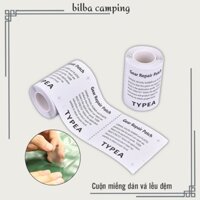 Cuộn miếng dán vá lều cắm trại, đệm hơi, phao bơi, thuyền hơi 375*7.5cm BB1214 - Billba camping