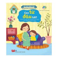 Cuốn sách dạy kỹ năng sống bổ ích  cho bé Lật Mở Cùng Con - Con Từ Đâu Tới Giúp Trẻ Nhận Biết Quá Trình Hình Thành Và Ra Đời Của Một Em Bé