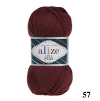 Cuộn sợi bóng Diva Plus hãng len Alize Yarns nổi tiếng, đan móc áo váy bikini túi ví - 57