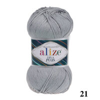 Cuộn sợi bóng Diva Plus hãng len Alize Yarns nổi tiếng, đan móc áo váy bikini túi ví - 21