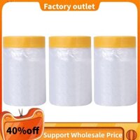 Cuộn tấm bụi, Cuộn phim mặt nạ bằng nhựa Cuộn màng che mặt có băng tự dính để vẽ nội thất