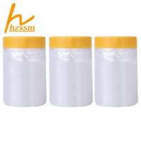 Cuộn tấm bụi, Cuộn phim mặt nạ bằng nhựa Cuộn màng che mặt có băng tự dính để vẽ nội thất