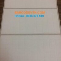 Cuộn tem nhãn in mã vạch dán cốc trà sữa 2 tem 20x10mm