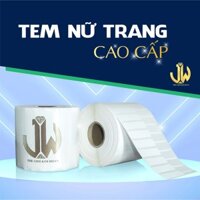 Cuộn tem nữ trang khử keo đuôi.