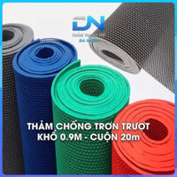 Cuộn Thảm chống trượt nhà tắm khổ 0.9x20m, thảm nhựa lót sàn chống trượt hồ bơi cao cấp, khó rách