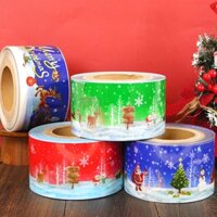 Cuộn Thành Bánh Noel Bọc Viền Bánh Lạnh Quấn Bánh Kem Đồ Trang Trí Bánh [FREESHIP🚗]