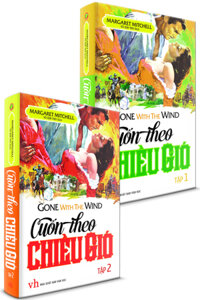 CUỐN THEO CHIỀU GIÓ TRỌN BỘ 2 TẬP  BÌA CỨNGKV