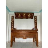 cuốn thư câu đối gỗ mít giá xưởng