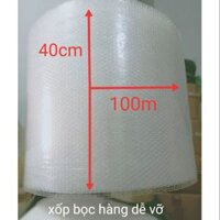 Cuộn Xốp Hơi 40cm x 100m chuyên đóng hàng dễ vỡ - bóng khí - xốp nổ