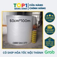 Cuộn xốp khí, xốp hơi, xốp nổ, bong bóng khí, túi bóng khí chống sốc bọc hàng 50cm x 100m