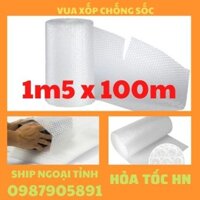 cuộn xốp nổ 150cm xốp bong bóng xốp khí xốp hơi