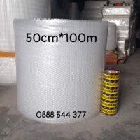 Cuộn Xốp Nổ Kích Thước 50CM x 100M , Làm Từ Nhựa Nguyên Chất