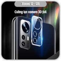 Cường lực Camera cho Xiaomi 12 -12S, 3D full - Cường Lực Camera - Xiaomi 12 - 12S