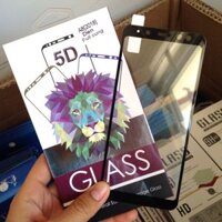 Cường lực full màn hình Samsung A8 2018 (Đen)