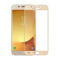 Cường lực full màn Samsung Galaxy J7 Pro (Vàng)