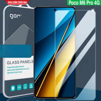 Cường lực Gor Poco M6 Pro 4G trong suốt chơi game mượt chất kính đẹp hạn chế vân tay