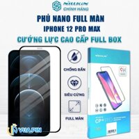 Cường lực Iphone 12 Pro Max full màn chính hãng Nillkin CP+ Pro viền đen siêu mỏng - Dán màn hình Iphone 12 Pro Max