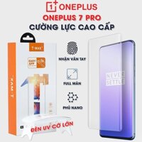 Cường lực Oneplus 7 Pro full màn hình đèn UV cỡ lớn chính hãng T-Max - Dán màn hình Oneplus 7 Pro