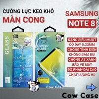 Cường lực Samsung Note 8 Cowcase full màn | Miếng kính dán bảo vệ màn hình cho ss galaxy