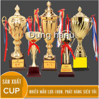 Cúp Bóng Đá Thể Thao Cup Lưu Niệm Huy Chương Vàng Bạc Pha Lê Cờ Lưu Niệm Quà Tặng Giá Rẻ