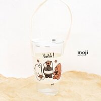 Cup Holder MZ vải bọc ly cốc We bare bears donut